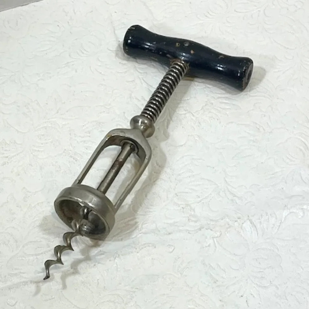 VTG West Germany Spring Assisted Corkscrew Wine Opener Collectible 7.5